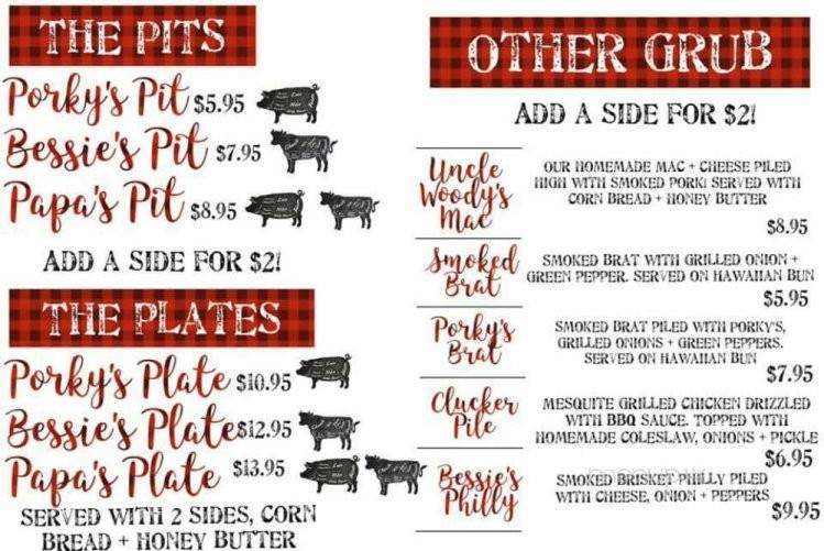 Porky's Pit - Casper, WY menu_pic