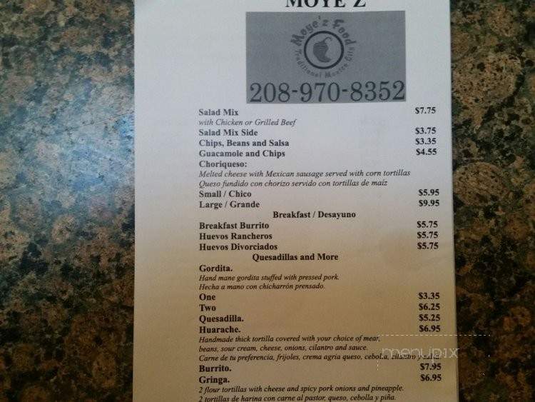 Moyez Food - Idaho Falls, ID menu_pic