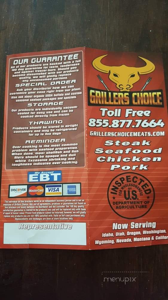 Grillers Choice - Caldwell, ID menu_pic