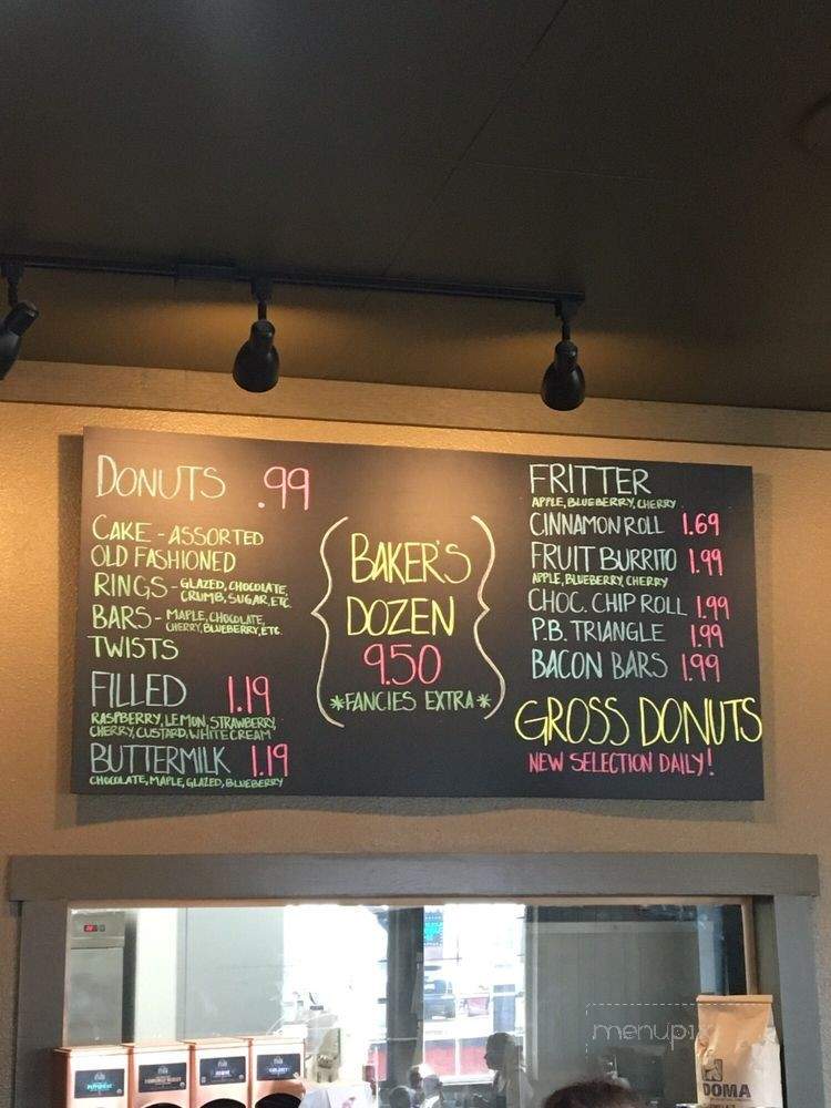 Gross Donuts - Coeur D' Alene, ID menu_pic