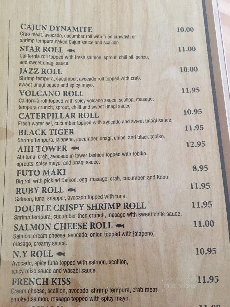 Little Kyoto - Hayden, ID menu_pic
