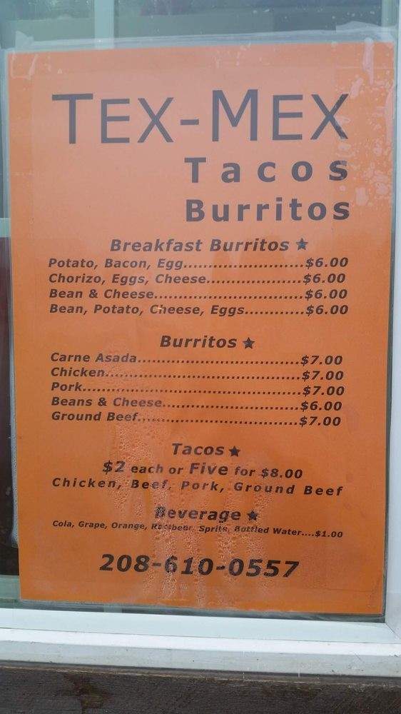 Tex-Mex - Sagle, ID menu_pic