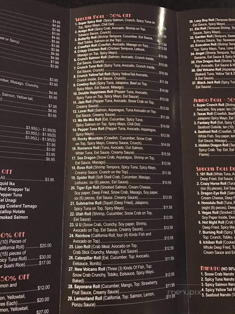 Ichiban Sushi Plate - Bountiful, UT menu_pic