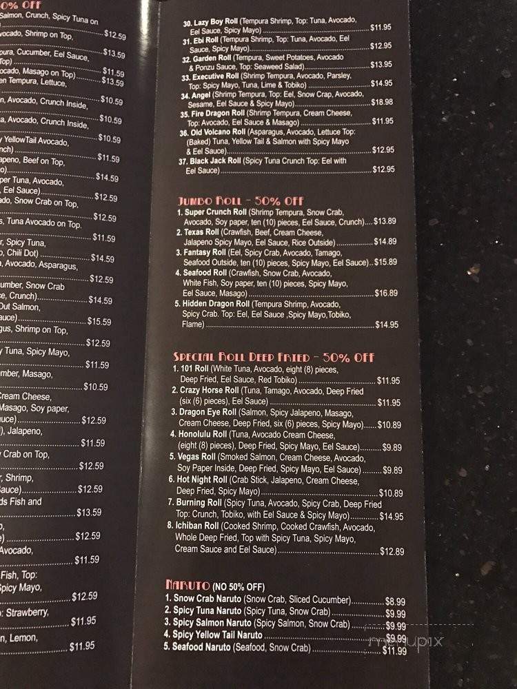 Ichiban Sushi Plate - Bountiful, UT menu_pic