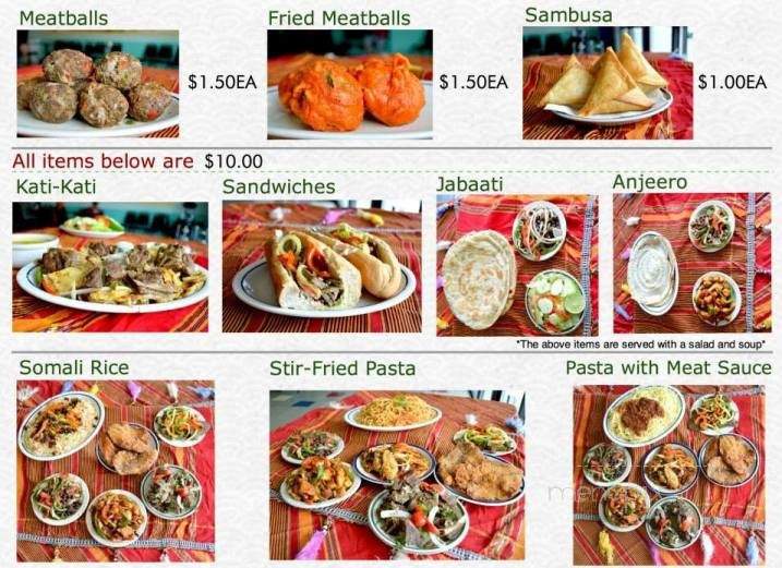 Horn of Africa - Salt Lake City, UT menu_pic