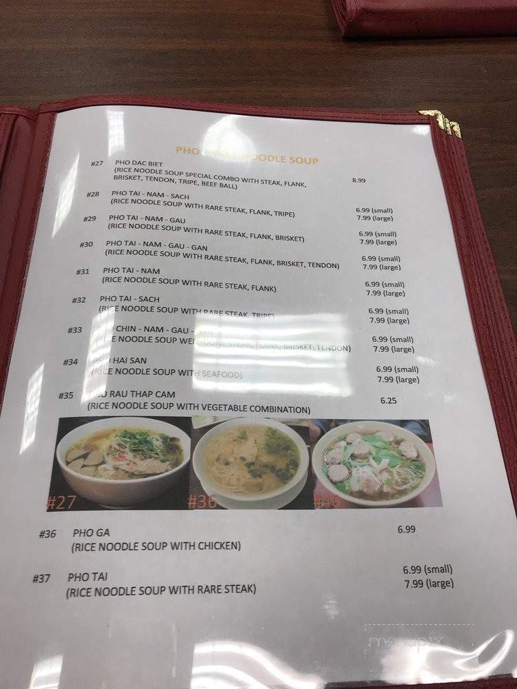 Pho Hue Ky - Salt Lake City, UT menu_pic