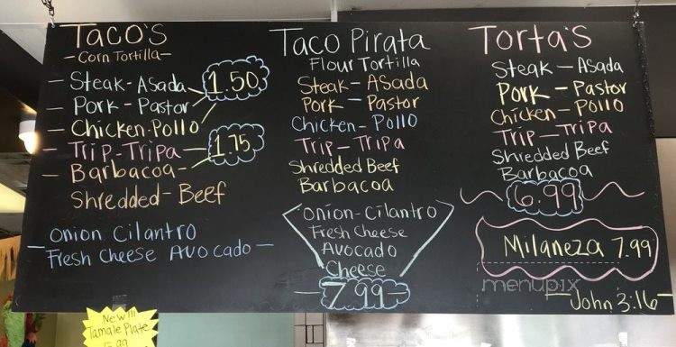 Taqueria Loza - Ogden, UT menu_pic