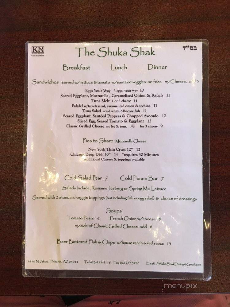 /31260338/The-Shuka-Shak-Menu-Phoenix-AZ - Phoenix, AZ