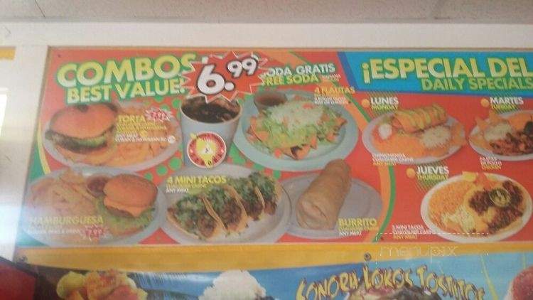 Sonora Mexican - Phoenix, AZ menu_pic