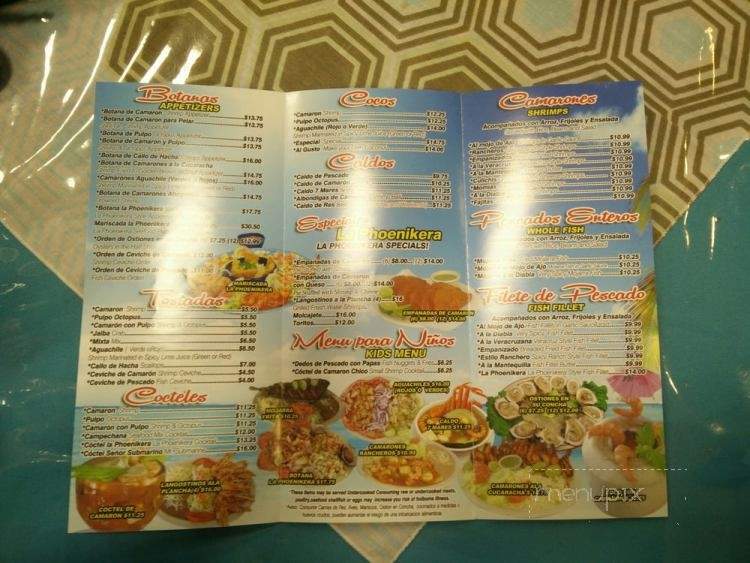 /30978722/Mariscos-La-Phoenikera-Menu-Phoenix-AZ - Phoenix, AZ