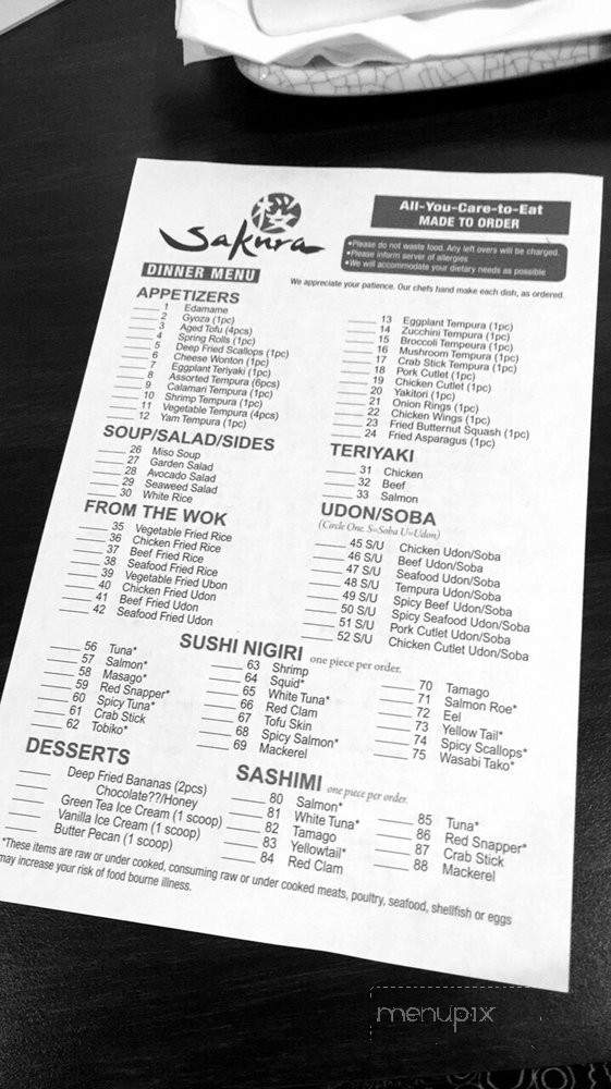 /31136751/Sakura-Sushi-Menu-Phoenix-AZ - Phoenix, AZ