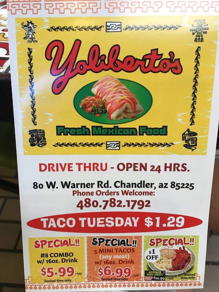 /31318355/Yolibertos-Fresh-Mexican-Food-Menu-Chandler-AZ - Chandler, AZ