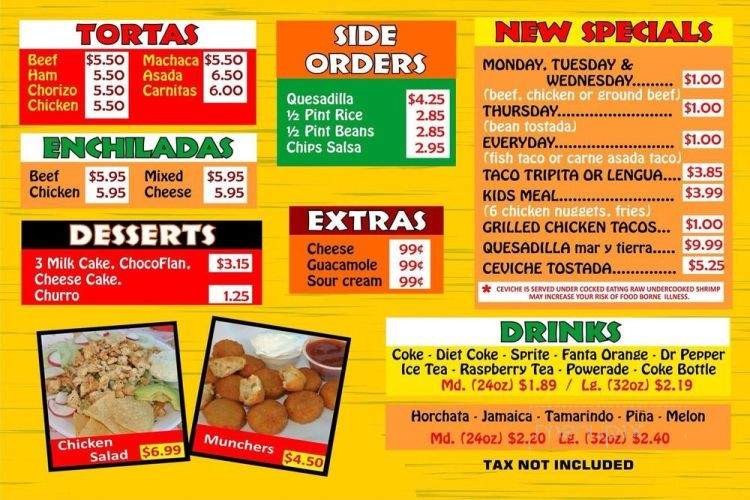 Eriberto's - Fountain Hills, AZ menu_pic
