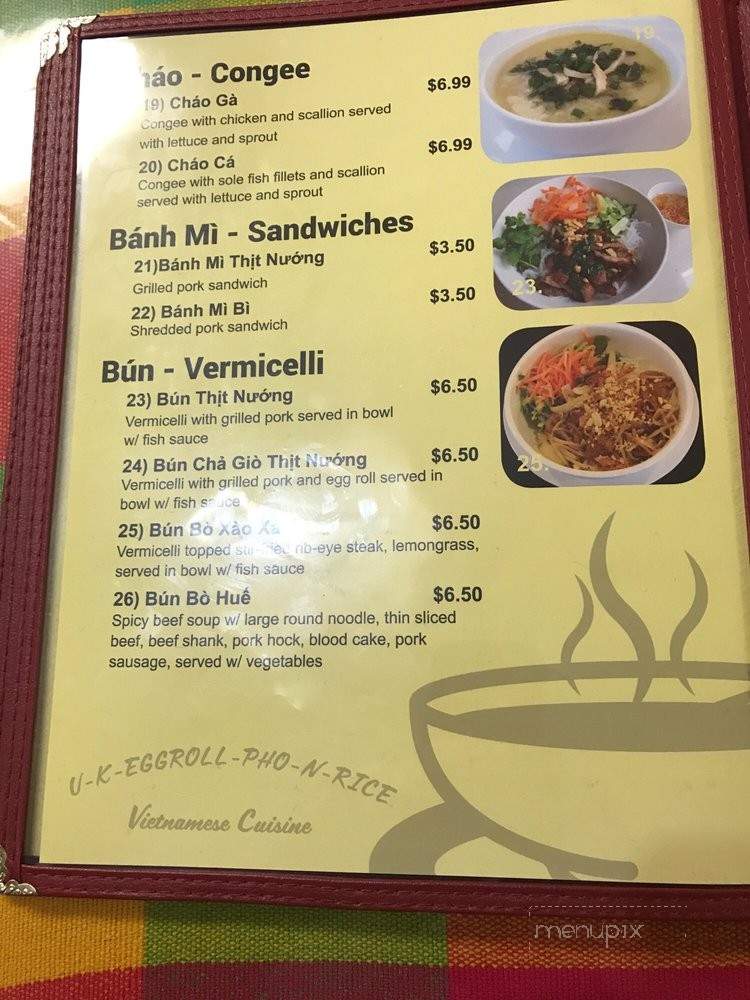 /31280494/Uk-Eggroll-Pho-N-Rice-Menu-Glendale-AZ - Glendale, AZ