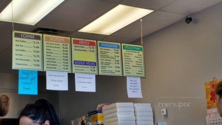 Danny's Donut - Glendale, AZ menu_pic