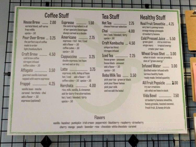 Vida e Caffe - Globe, AZ menu_pic