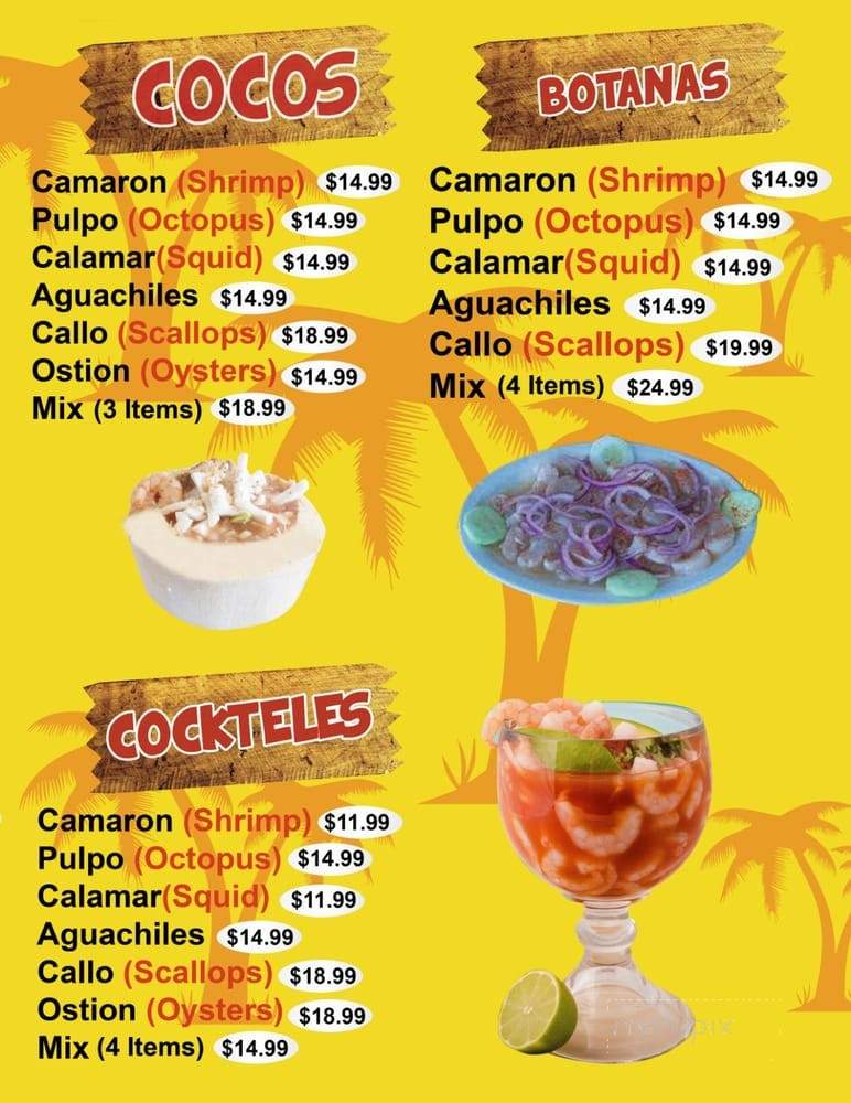 California Oyster Bar - Albuquerque, NM menu_pic