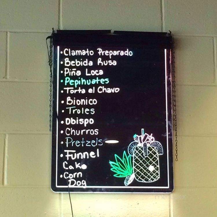 El Tropico Paleteria - Albuquerque, NM menu_pic