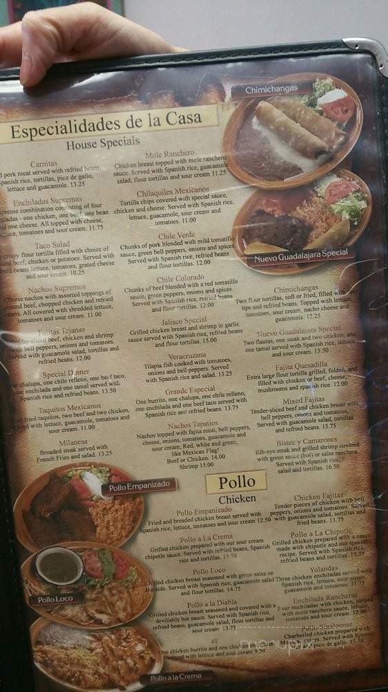 El Agave Family Mexican Restaurant - Rio Rancho, NM menu_pic