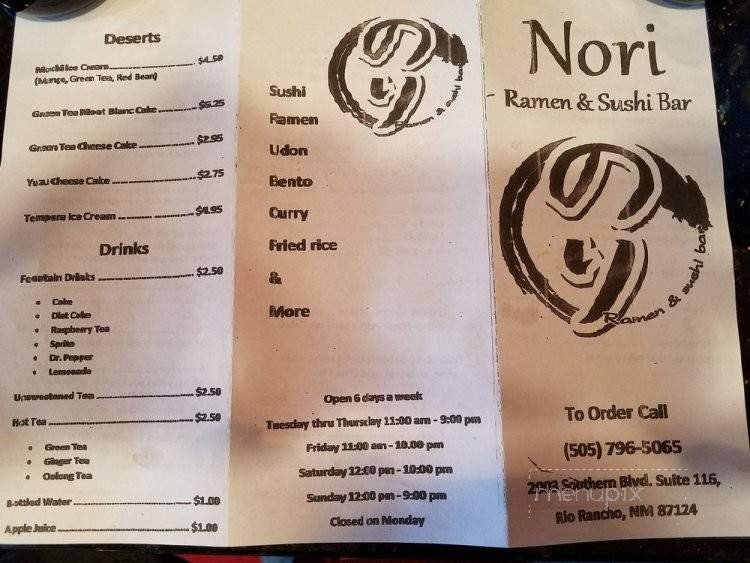 /31035610/Nori-Ramen-and-Sushi-Bar-Rio-Rancho-NM - Rio Rancho, NM
