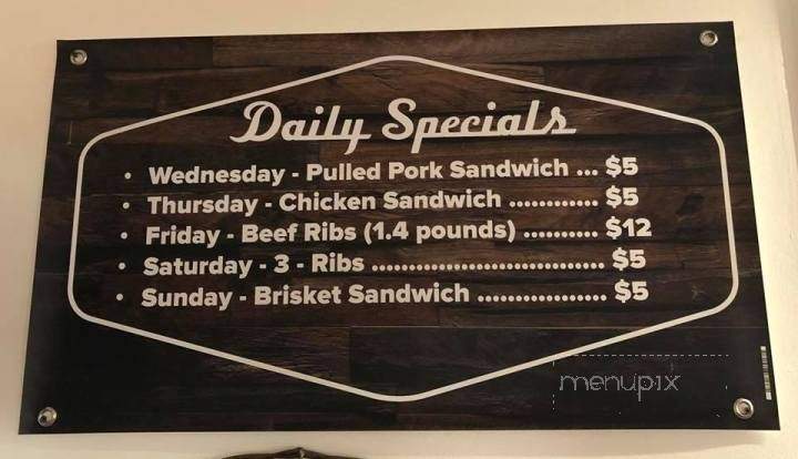 Stakehouse BBQ - Rio Rancho, NM menu_pic