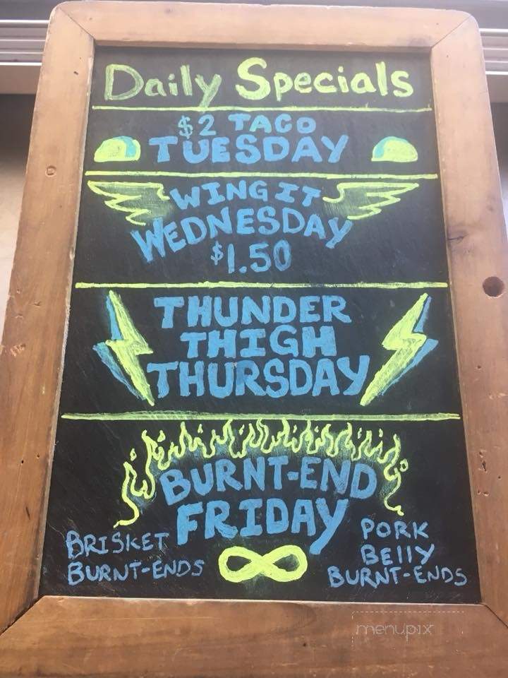 Infiniti BBQ II - Farmington, NM menu_pic