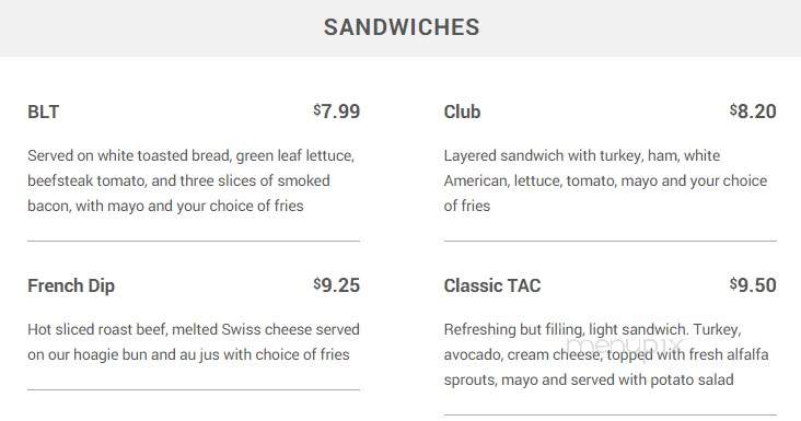 Tammy's Cafe - Cliff, NM menu_pic