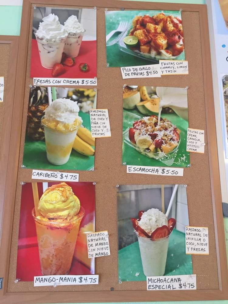 La Michoacana - Deming, NM menu_pic