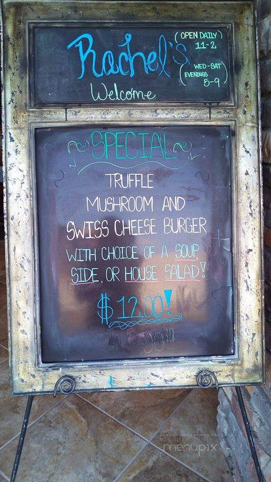Rachel's - Alamogordo, NM menu_pic