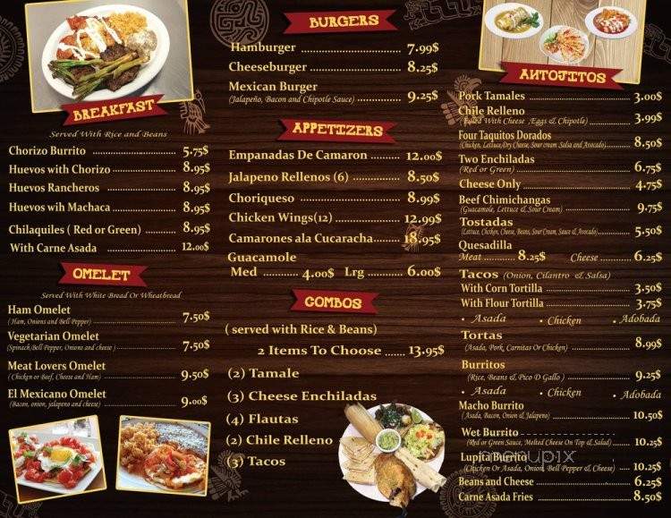 Mi Pueblito Mexican Food - Glendale, NV menu_pic