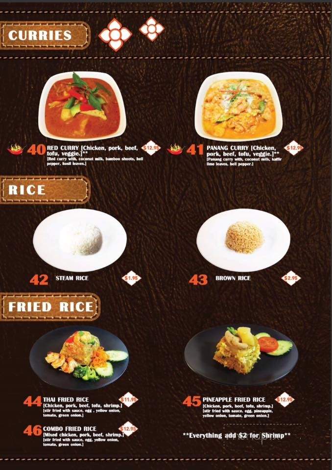 D Thai Bistro - Mesquite, NV menu_pic