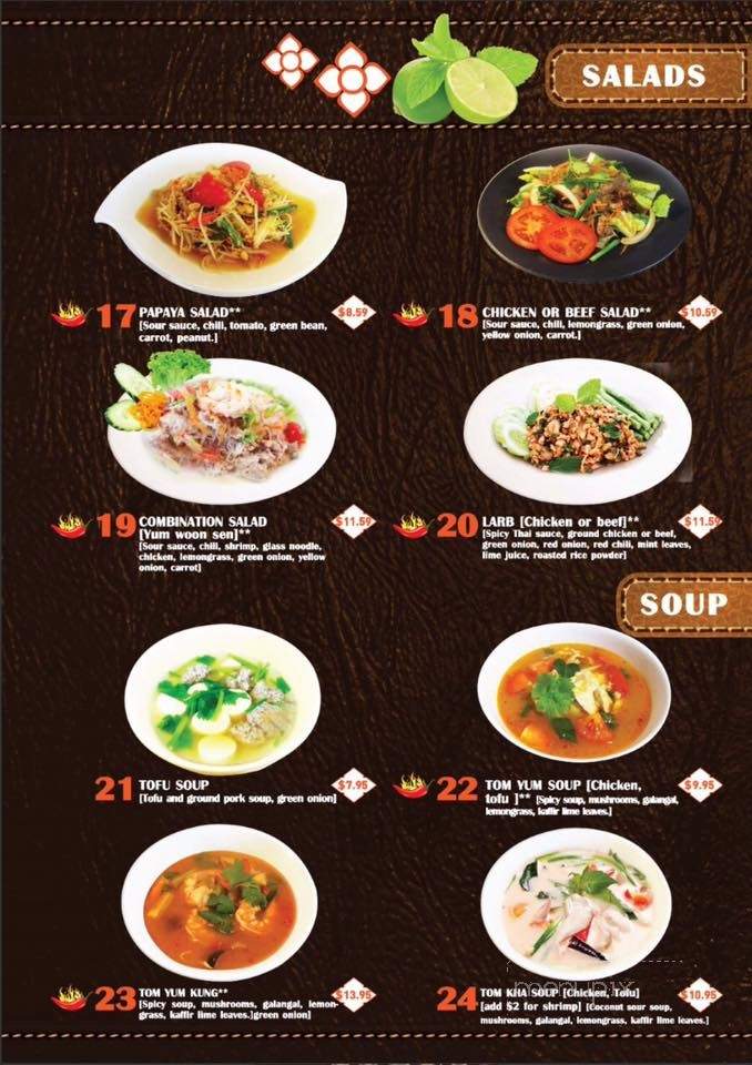 D Thai Bistro - Mesquite, NV menu_pic