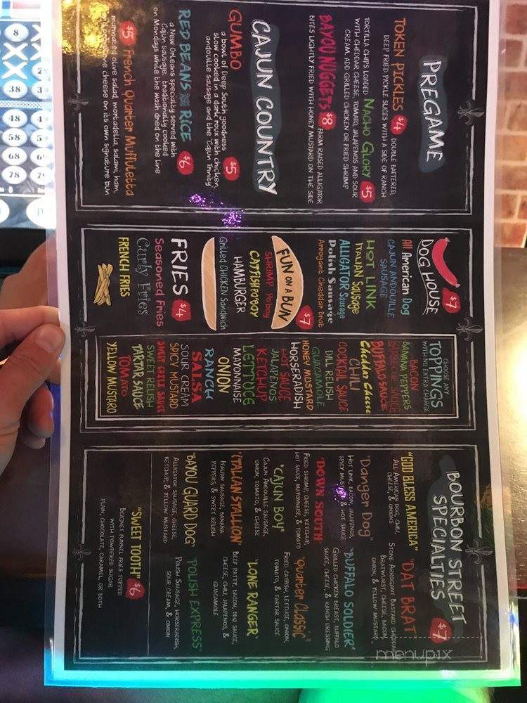 Bourbon Street - Las Vegas, NV menu_pic