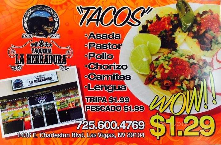 Taqueria La Herradura - Las Vegas, NV menu_pic
