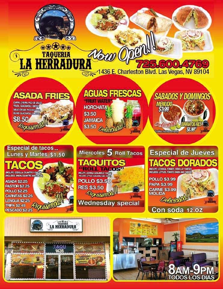 Taqueria La Herradura - Las Vegas, NV menu_pic