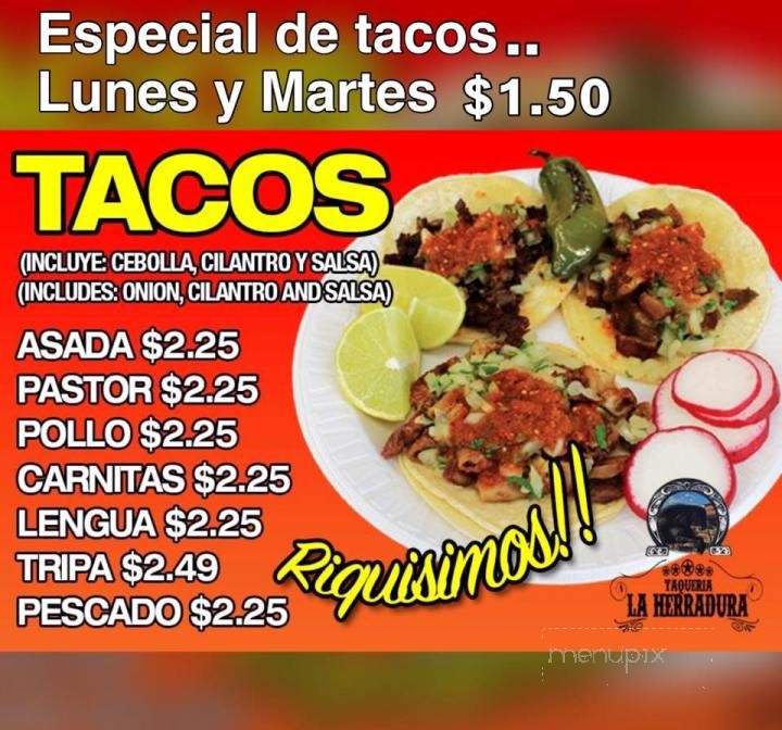 Taqueria La Herradura - Las Vegas, NV menu_pic