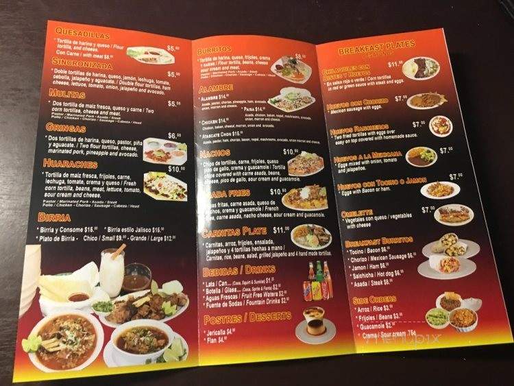 Taqueria Los Reyes - Las Vegas, NV menu_pic