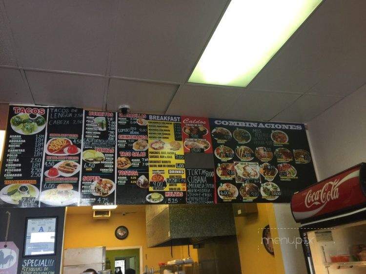 Taqueria Del Paisano - Las Vegas, NV menu_pic