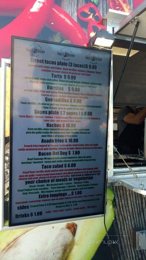 Pablo's Kitchen - Las Vegas, NV menu_pic