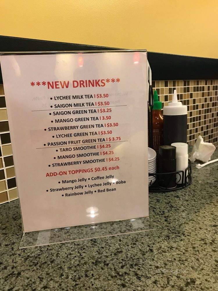 Pho Saigon 8 - Las Vegas, NV menu_pic