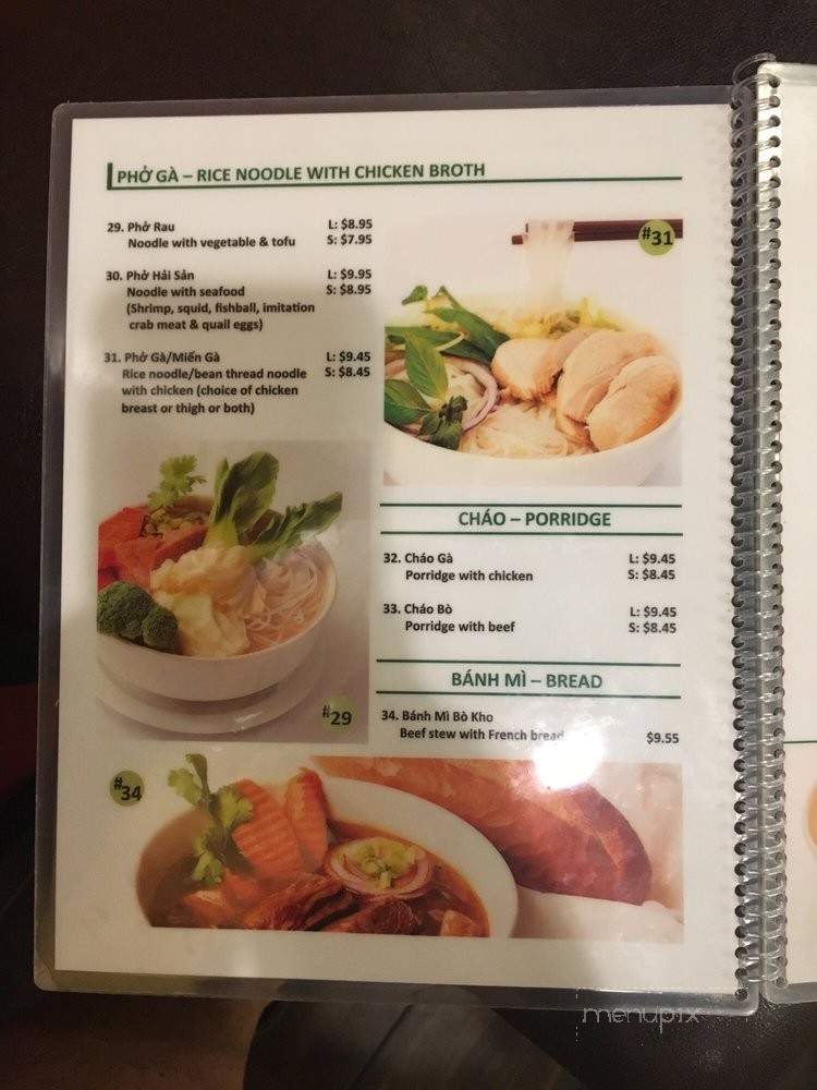 Pho Saigon 8 - Las Vegas, NV menu_pic