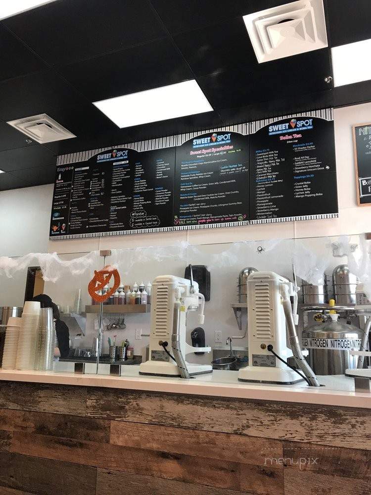 Sweetspot Nitrogen Ice Cream & Boba Tea - Las Vegas, NV menu_pic