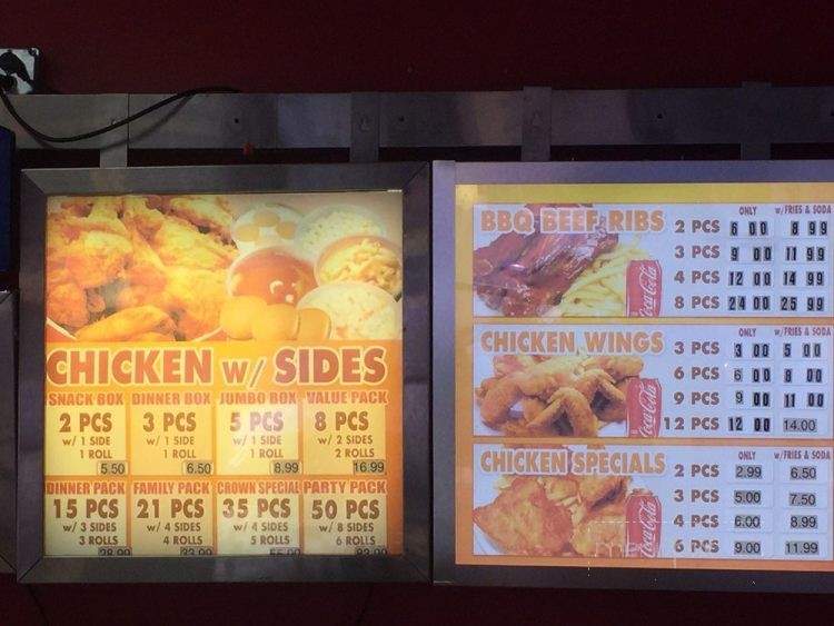 U.S Fried Chicken Halal - Las Vegas, NV menu_pic