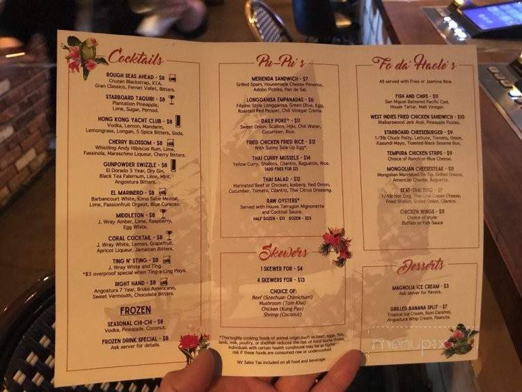 Starboard Tack - Las Vegas, NV menu_pic