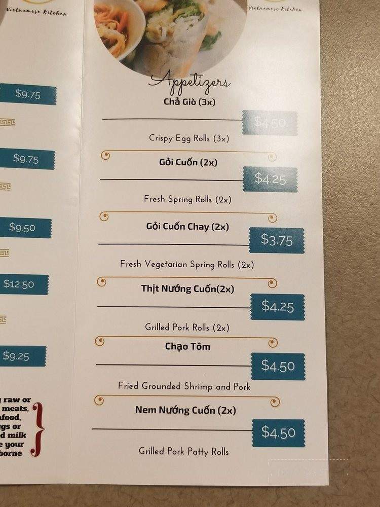 Pho King - Las Vegas, NV menu_pic