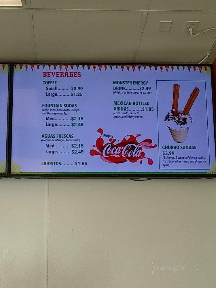 Durango Taco Shop - Las Vegas, NV menu_pic
