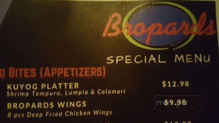 Bropards - Las Vegas, NV menu_pic