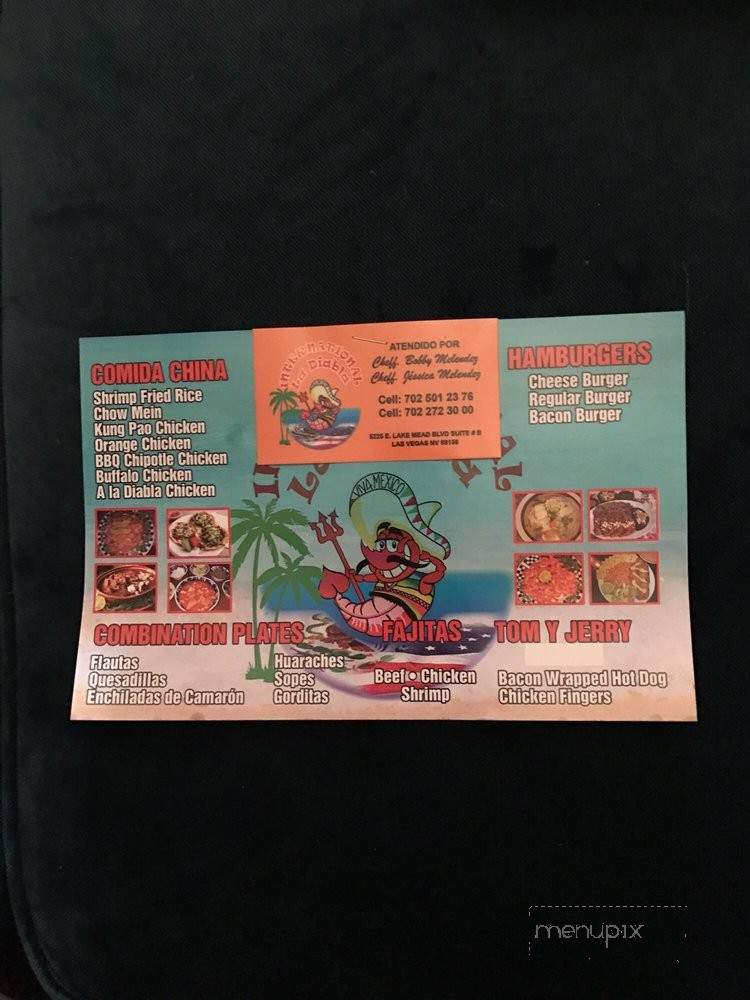 International La Diabla - Las Vegas, NV menu_pic