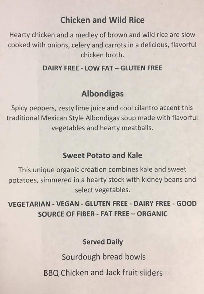 Scoups Ice Cream & Soup Bar - Carson City, NV menu_pic