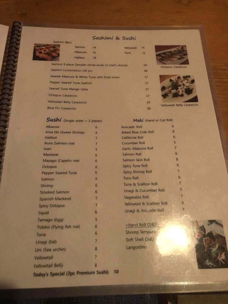 Muraya - Los Angeles, CA menu_pic
